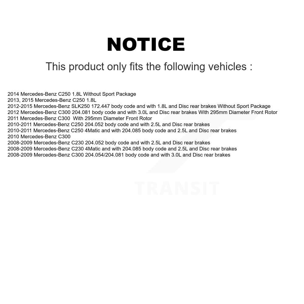 TEC - KTW-100180 - Front Disc Brake Pad Kits image 15
