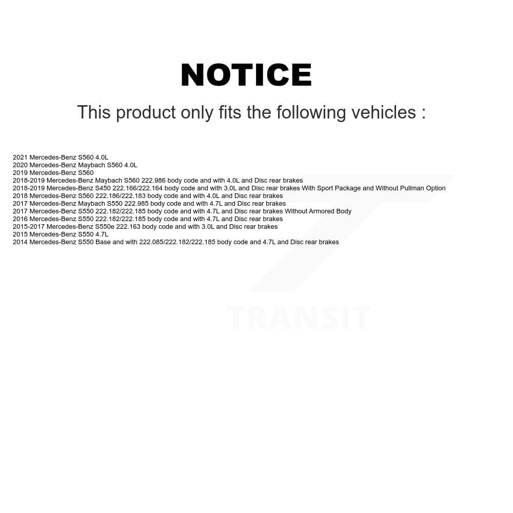 TEC - KTW-100296 - Front and Rear Disc Brake Pad Kits image 15
