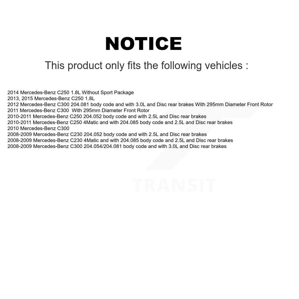 TEC - KTW-100393 - Front and Rear Disc Brake Pad Kits image 15
