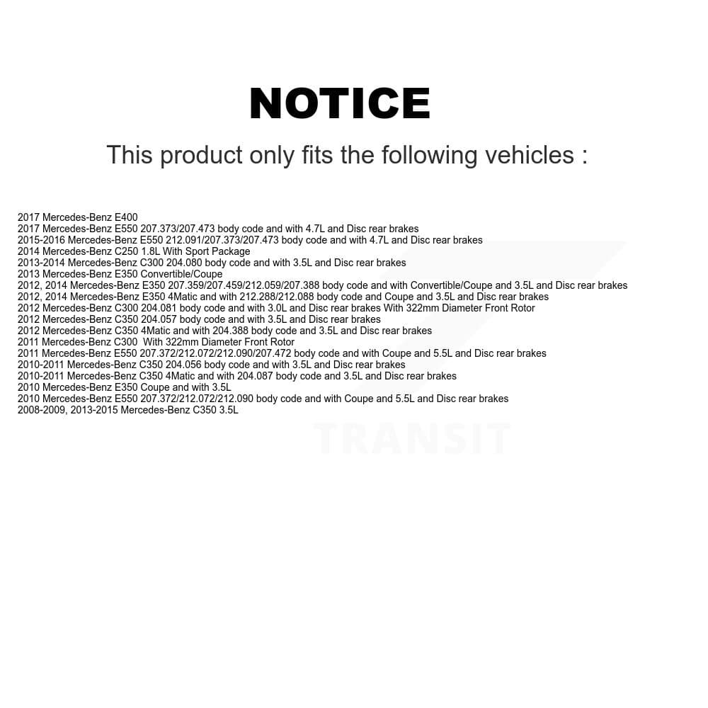 TEC - KTW-100615 - Front and Rear Disc Brake Pad Kits image 15