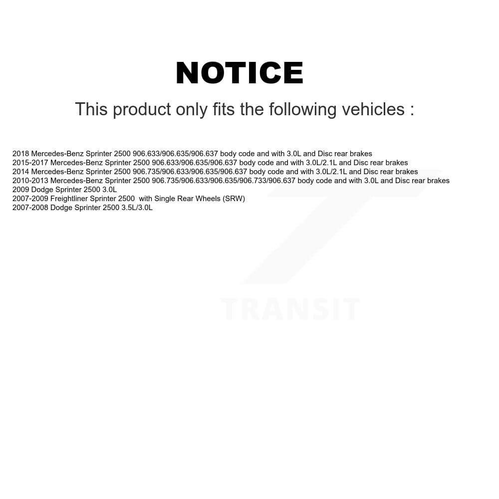 TEC - KTW-100858 - Front and Rear Disc Brake Pad Kits image 19