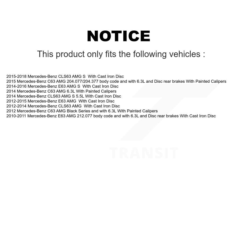 TEC - KTW-101145 - Rear Disc Brake Pad Kits image 15