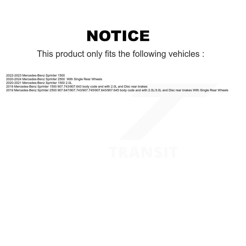 TEC - KTW-101172 - Rear Disc Brake Pad Kits image 15