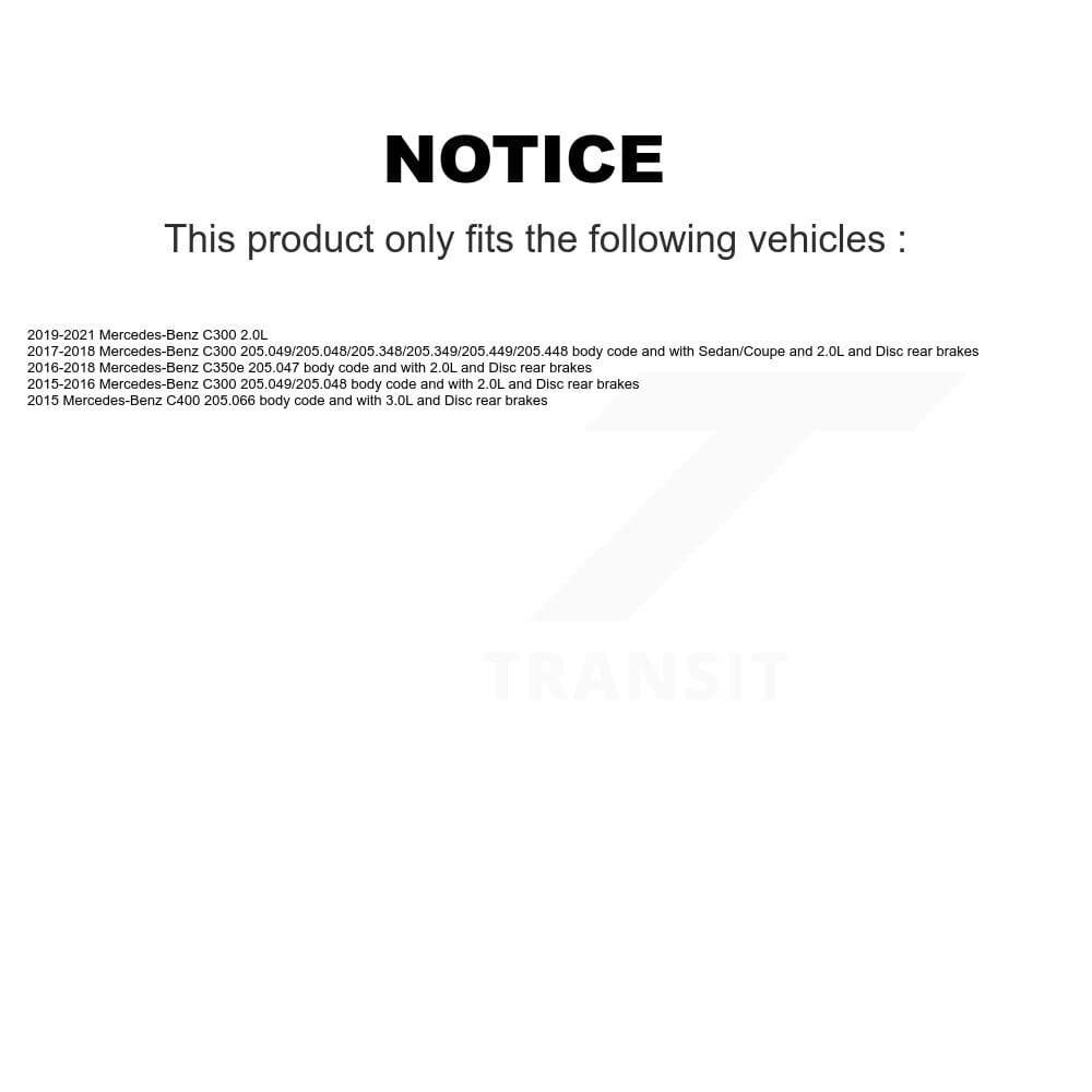 TEC - KTW-101228 - Rear Disc Brake Pad Kits image 15