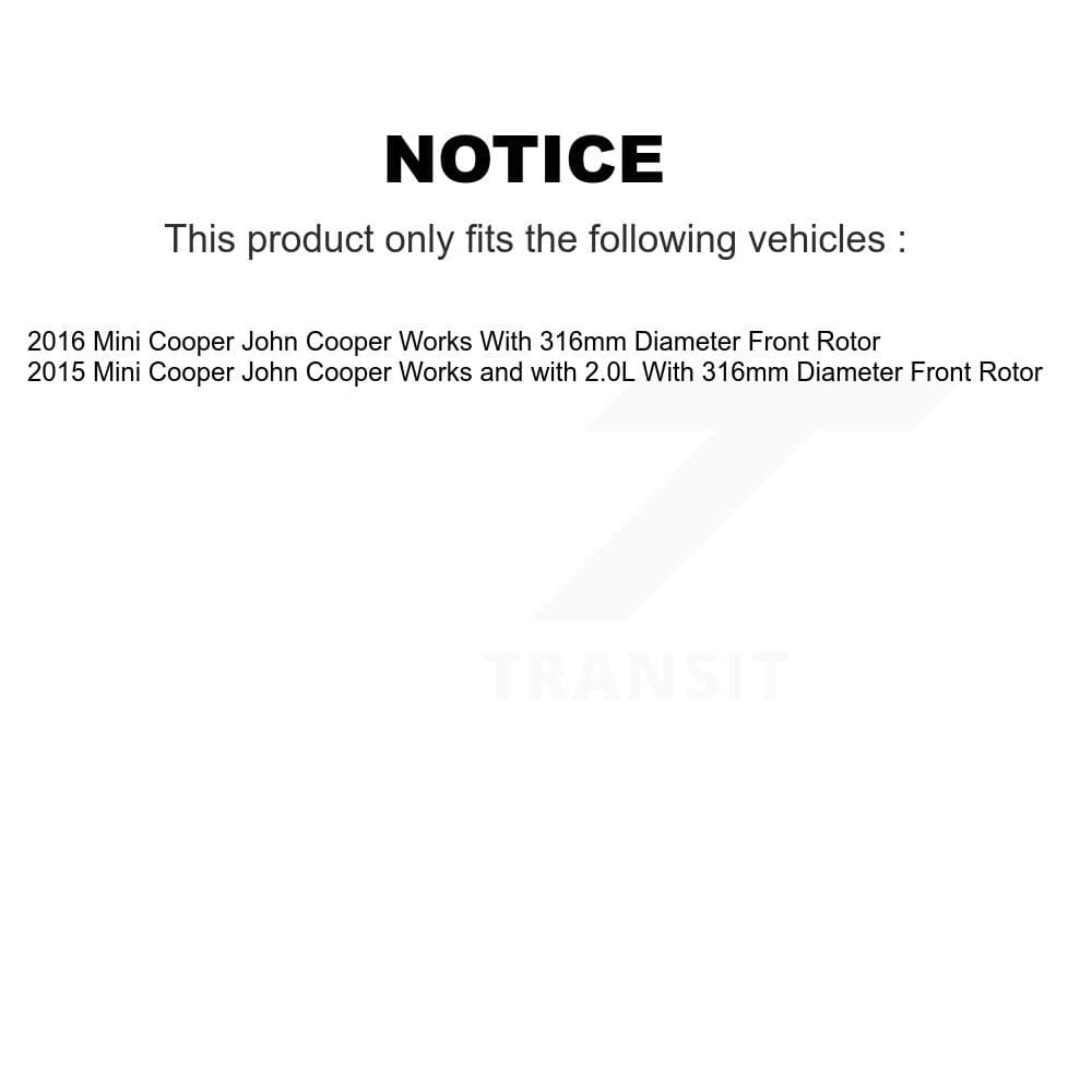 TEC - KTW-101702 - Front Disc Brake Pad Kits image 15