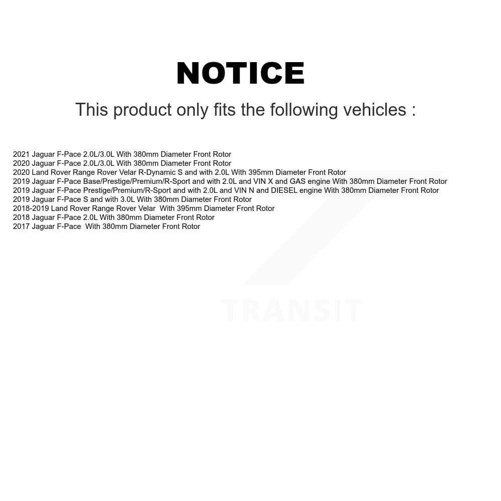 TEC - KTW-101713 - Front Disc Brake Pad Kits image 15