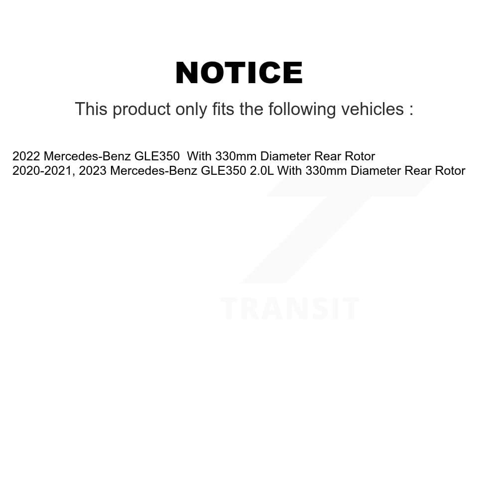 TEC - KTW-101734 - Rear Disc Brake Pad Kits image 15