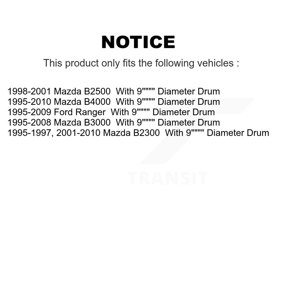 Top Quality - NB-704B - Rear Drum Brake Shoe image 8