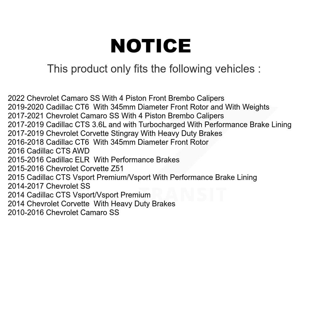 AmeriBRAKES - NWF-PRM1474 - Front Disc Brake Pad image 8