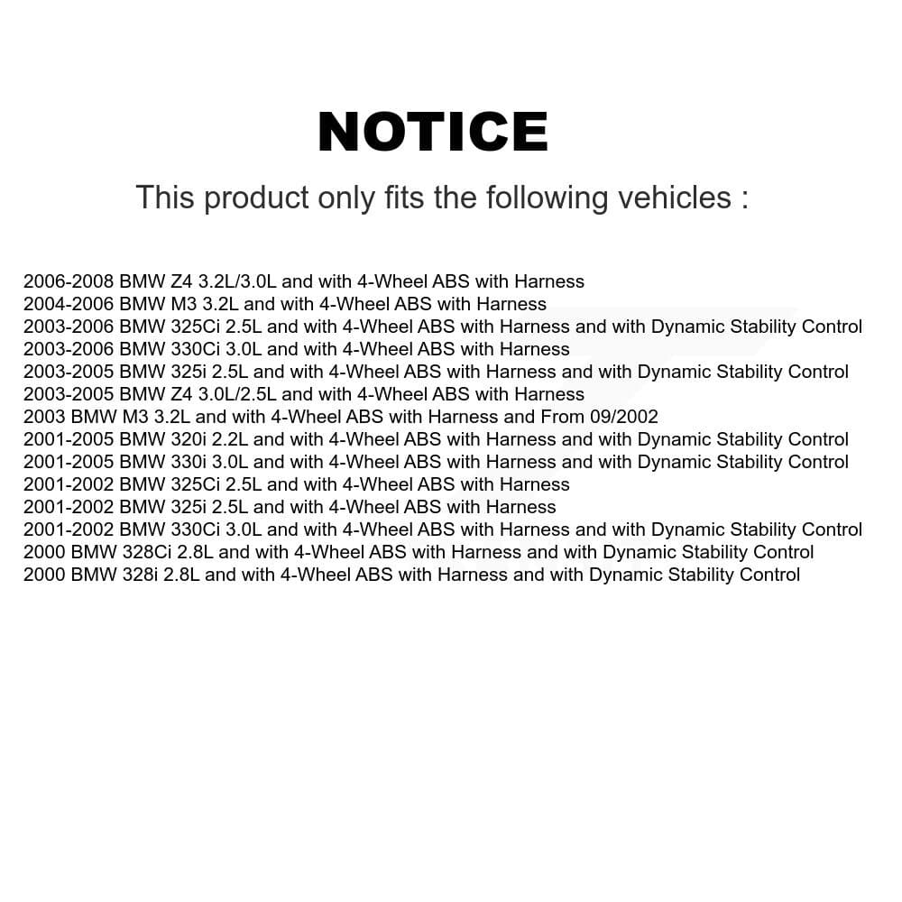 Mpulse - SEN-2ABS0076 - Front Left ABS Wheel Speed Sensor image 2