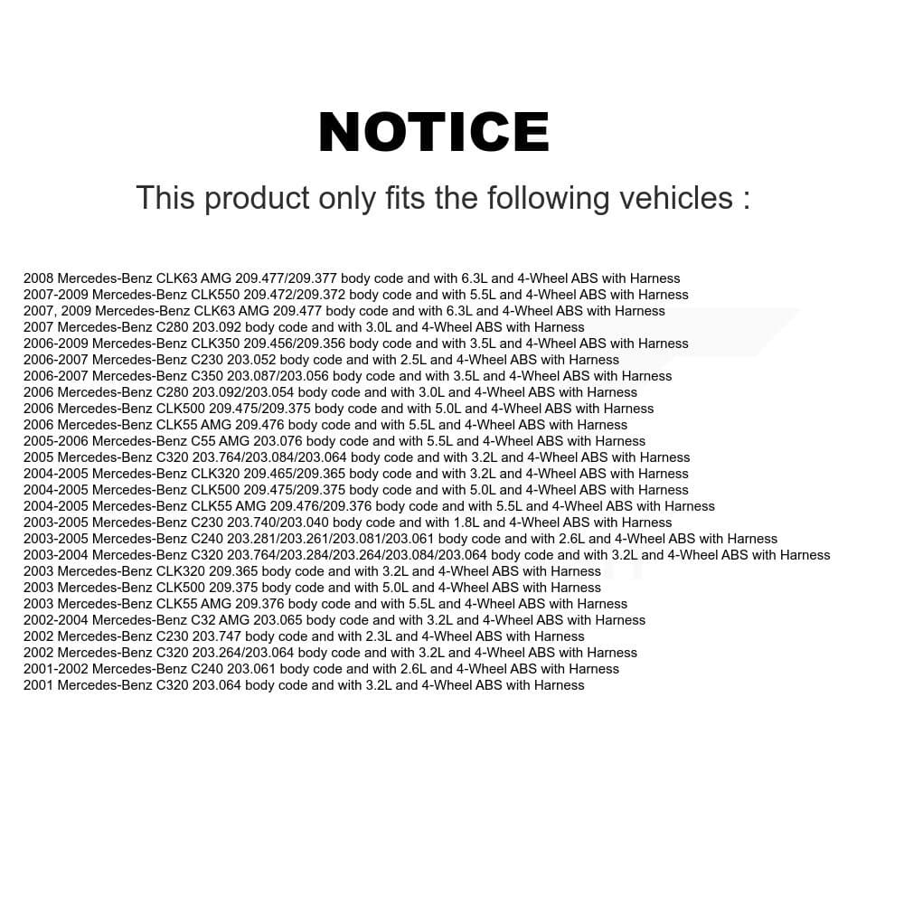 Mpulse - SEN-2ABS0088 - Rear Left ABS Wheel Speed Sensor image 2