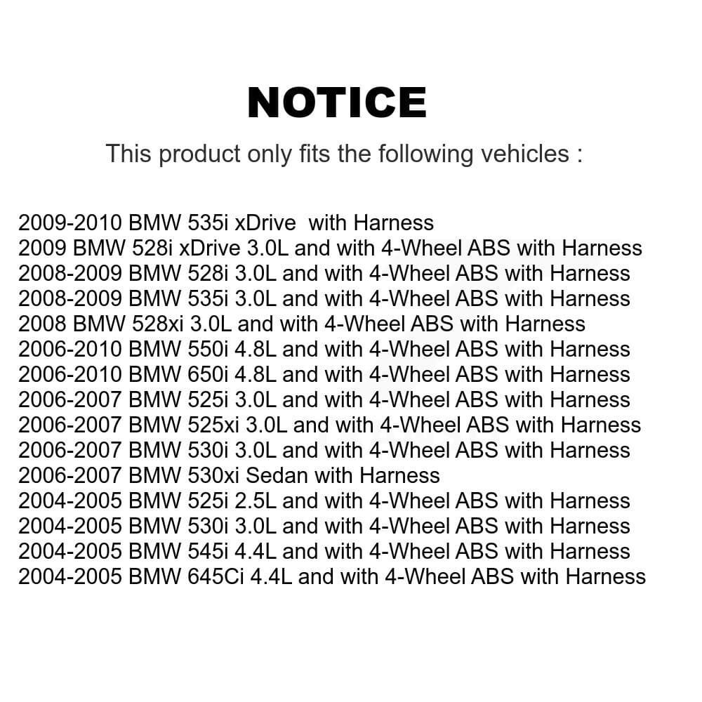 Mpulse - SEN-2ABS0100 - Rear ABS Wheel Speed Sensor image 2