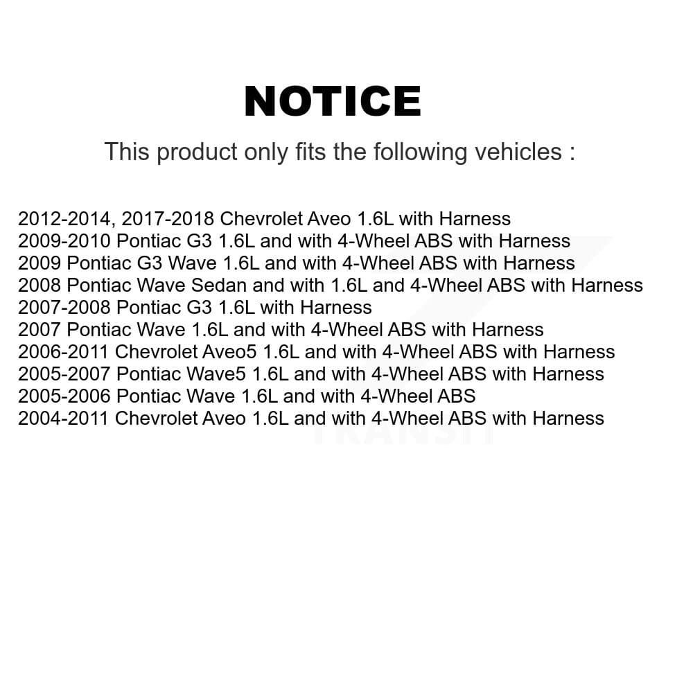 Mpulse - SEN-2ABS0131 - Front Right ABS Wheel Speed Sensor image 2