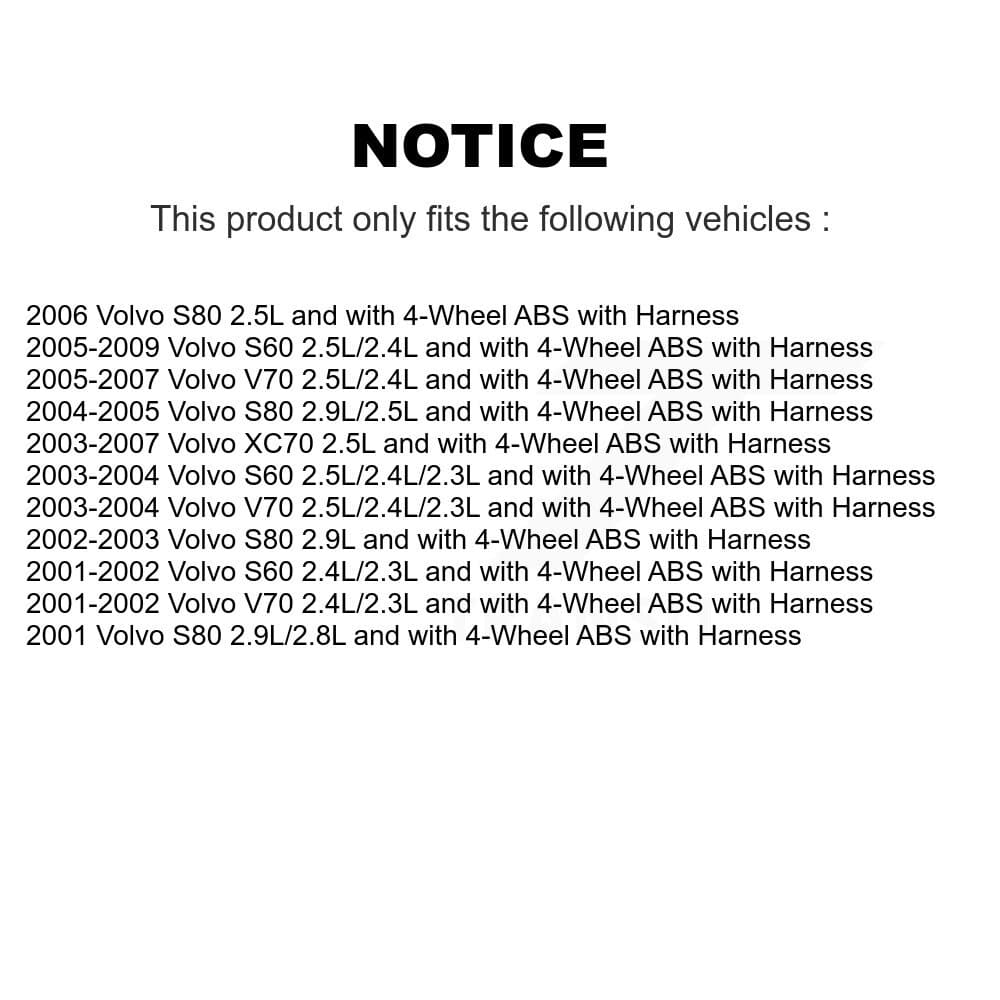 Mpulse - SEN-2ABS0139 - Front Right ABS Wheel Speed Sensor image 2