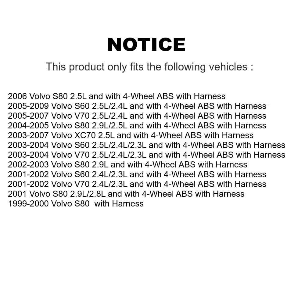 Mpulse - SEN-2ABS0140 - Front Left ABS Wheel Speed Sensor image 2