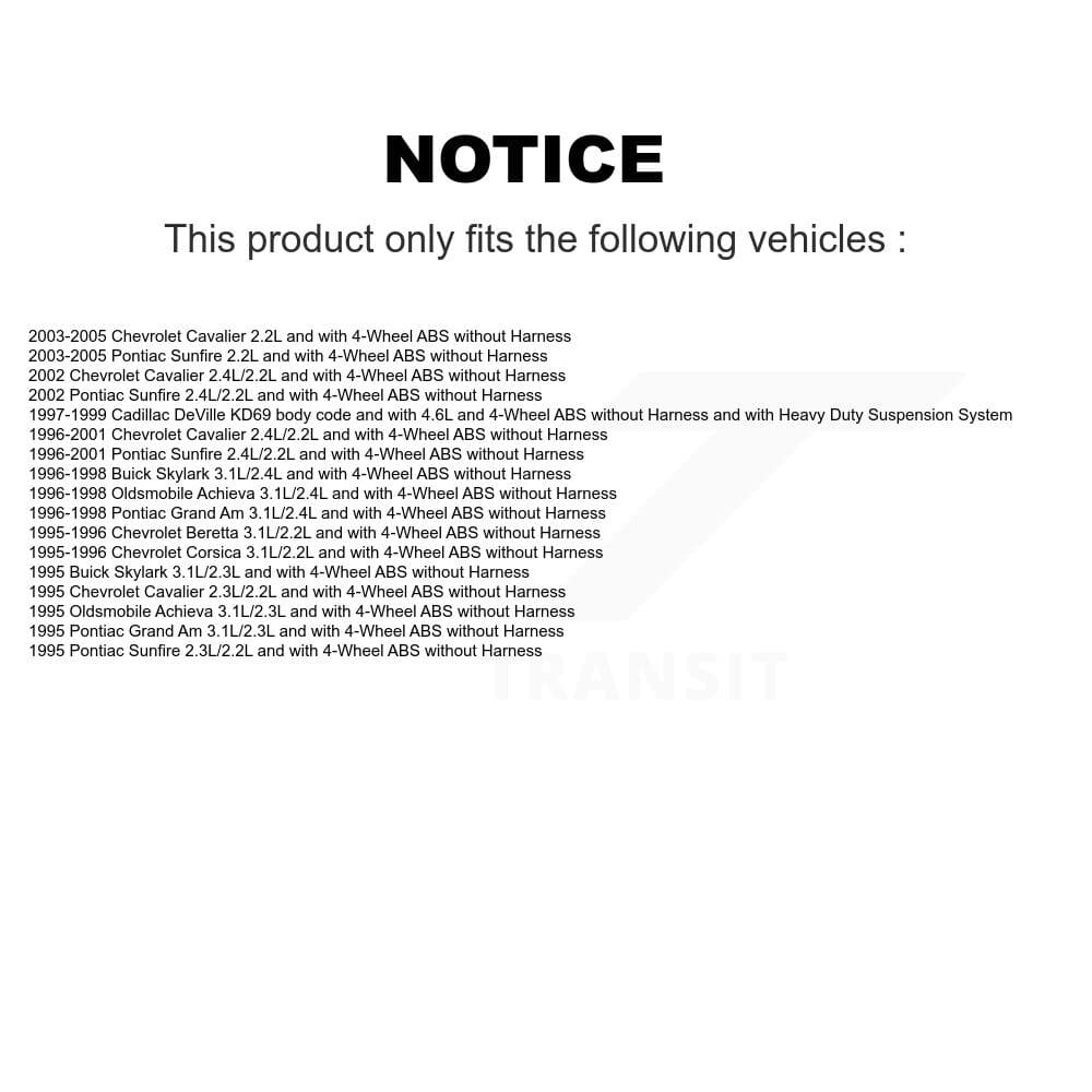 Mpulse - SEN-2ABS0158 - Front Right ABS Wheel Speed Sensor image 2