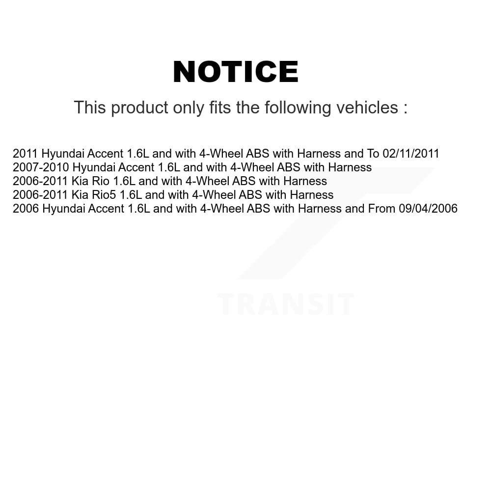 Mpulse - SEN-2ABS0222 - Front Left ABS Wheel Speed Sensor image 2