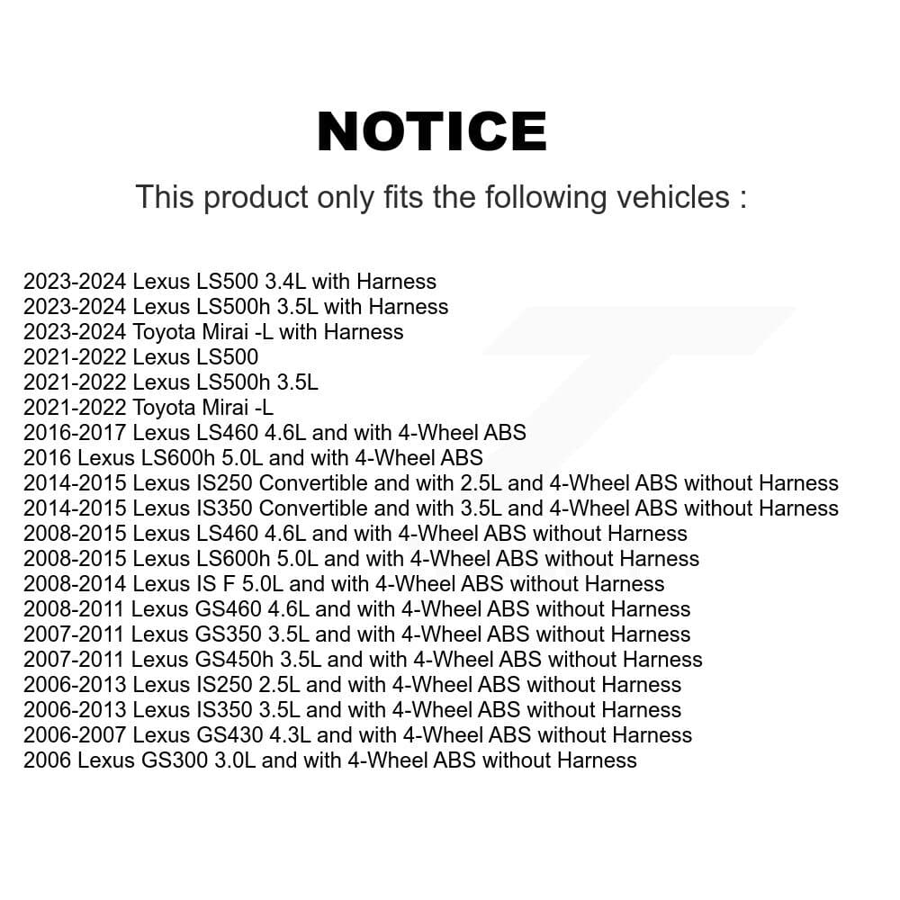 Mpulse - SEN-2ABS0312 - Rear Left ABS Wheel Speed Sensor image 2