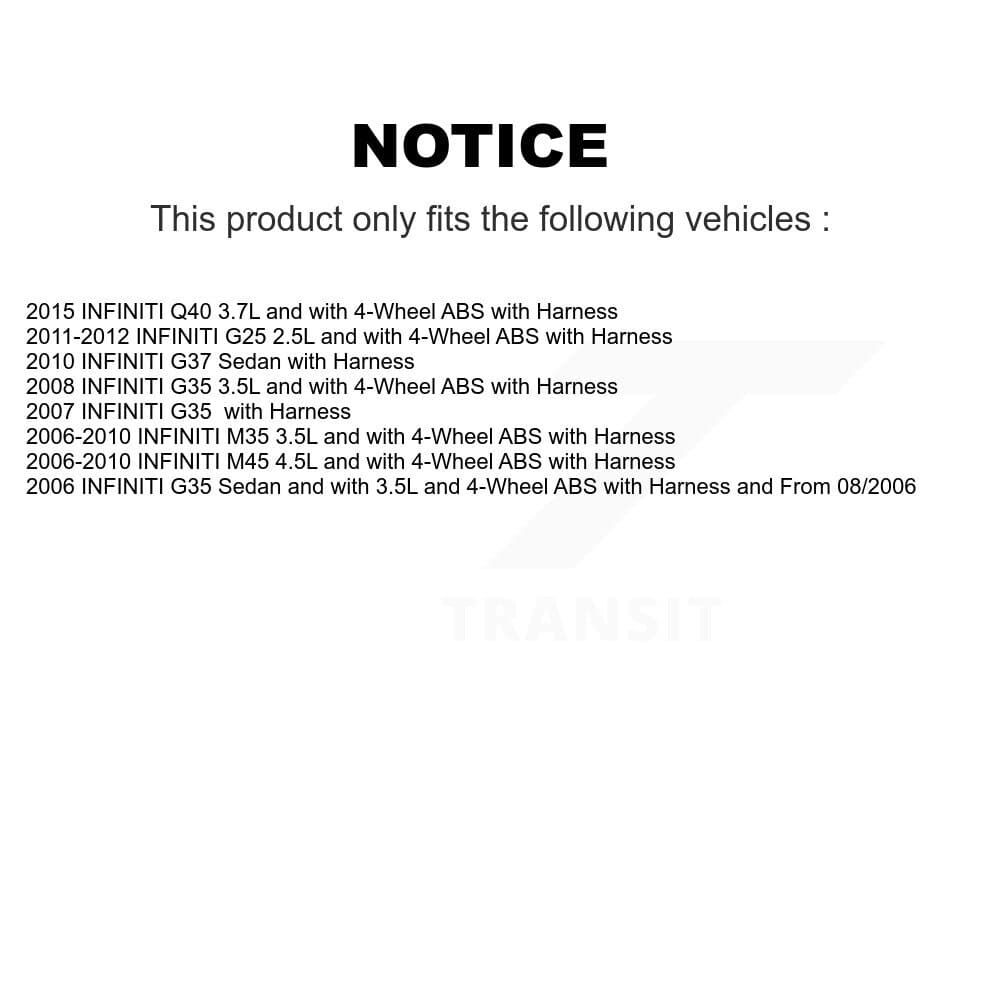 Mpulse - SEN-2ABS0330 - Rear ABS Wheel Speed Sensor image 2