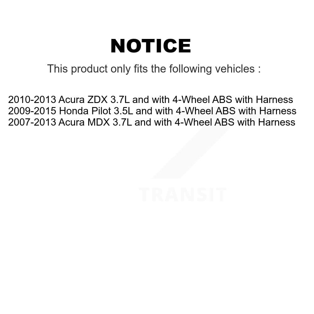 Mpulse - SEN-2ABS0354 - Front Right ABS Wheel Speed Sensor image 2