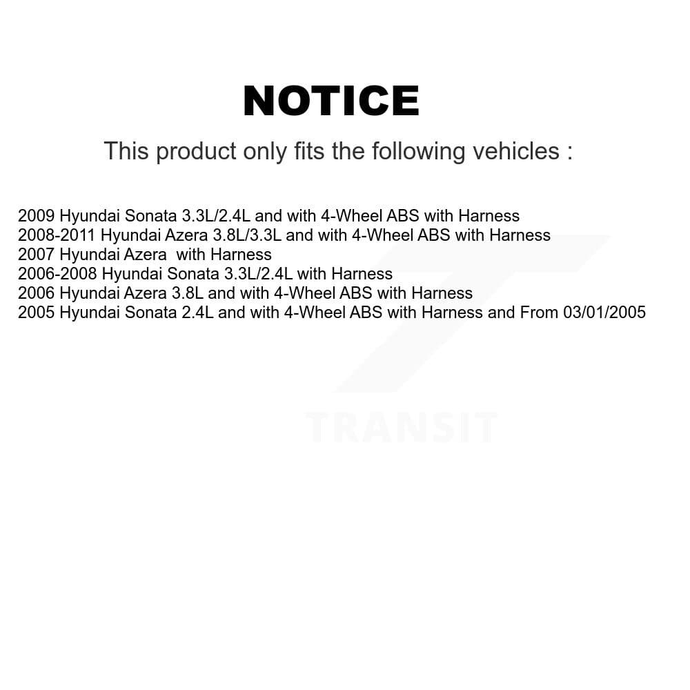 Mpulse - SEN-2ABS0368 - Front Right ABS Wheel Speed Sensor image 2