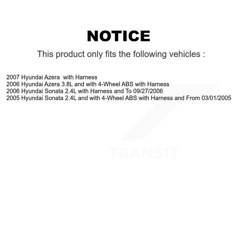 Mpulse - SEN-2ABS0376 - Rear Right ABS Wheel Speed Sensor image 2