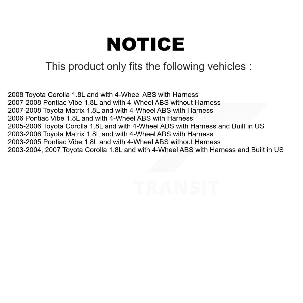 Mpulse - SEN-2ABS0517 - Front Right ABS Wheel Speed Sensor image 2