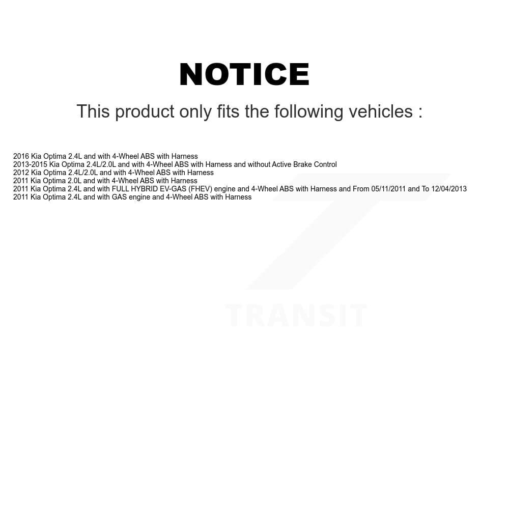 Mpulse - SEN-2ABS0630 - Rear Left ABS Wheel Speed Sensor image 2
