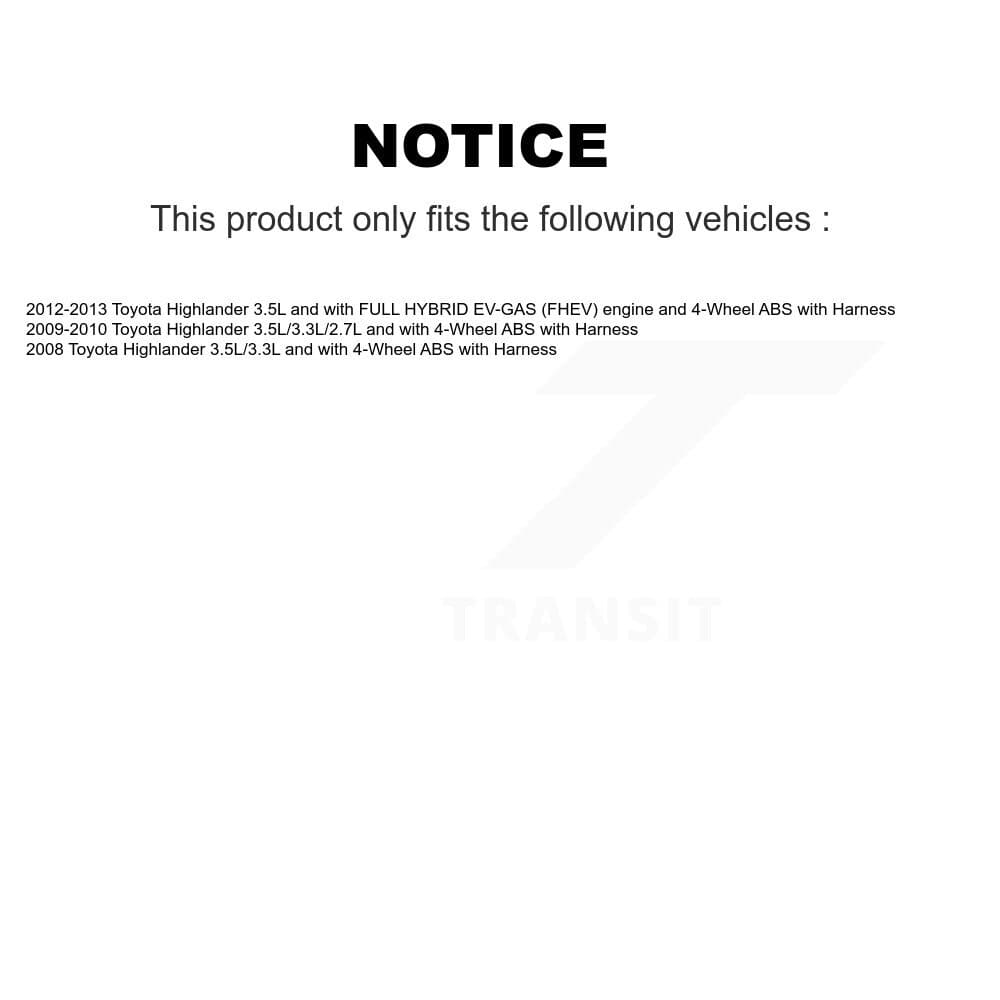 Mpulse - SEN-2ABS0743 - Front Right ABS Wheel Speed Sensor image 2