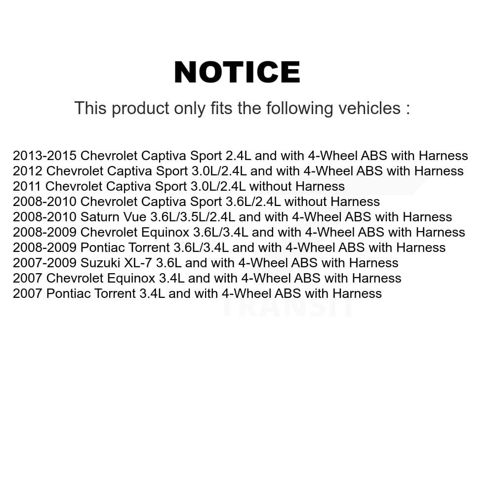 Mpulse - SEN-2ABS0803 - Front ABS Wheel Speed Sensor image 2