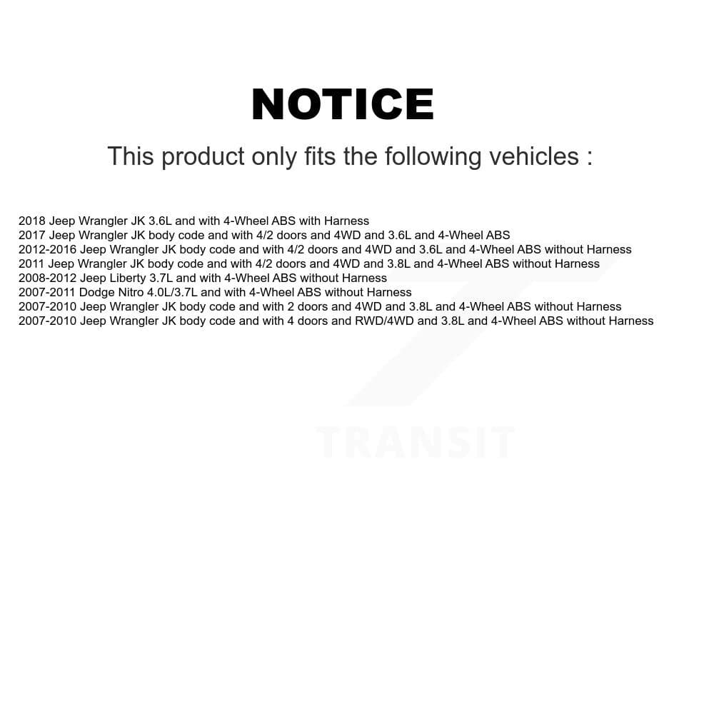 Mpulse - SEN-2ABS0813 - Rear ABS Wheel Speed Sensor image 2