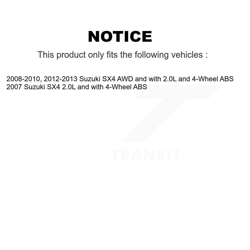 Mpulse - SEN-2ABS0860 - Rear Right ABS Wheel Speed Sensor Wiring Harness image 2