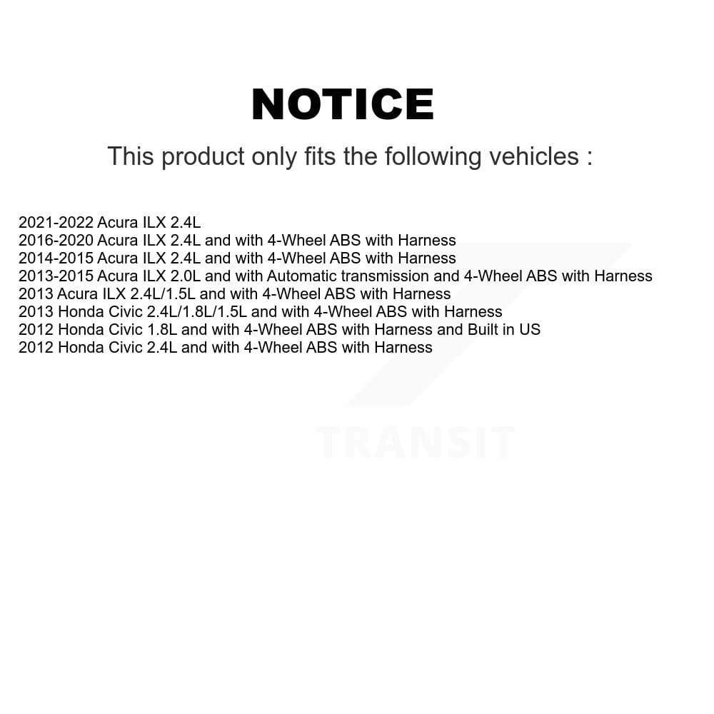 Mpulse - SEN-2ABS0862 - Front Right ABS Wheel Speed Sensor image 2