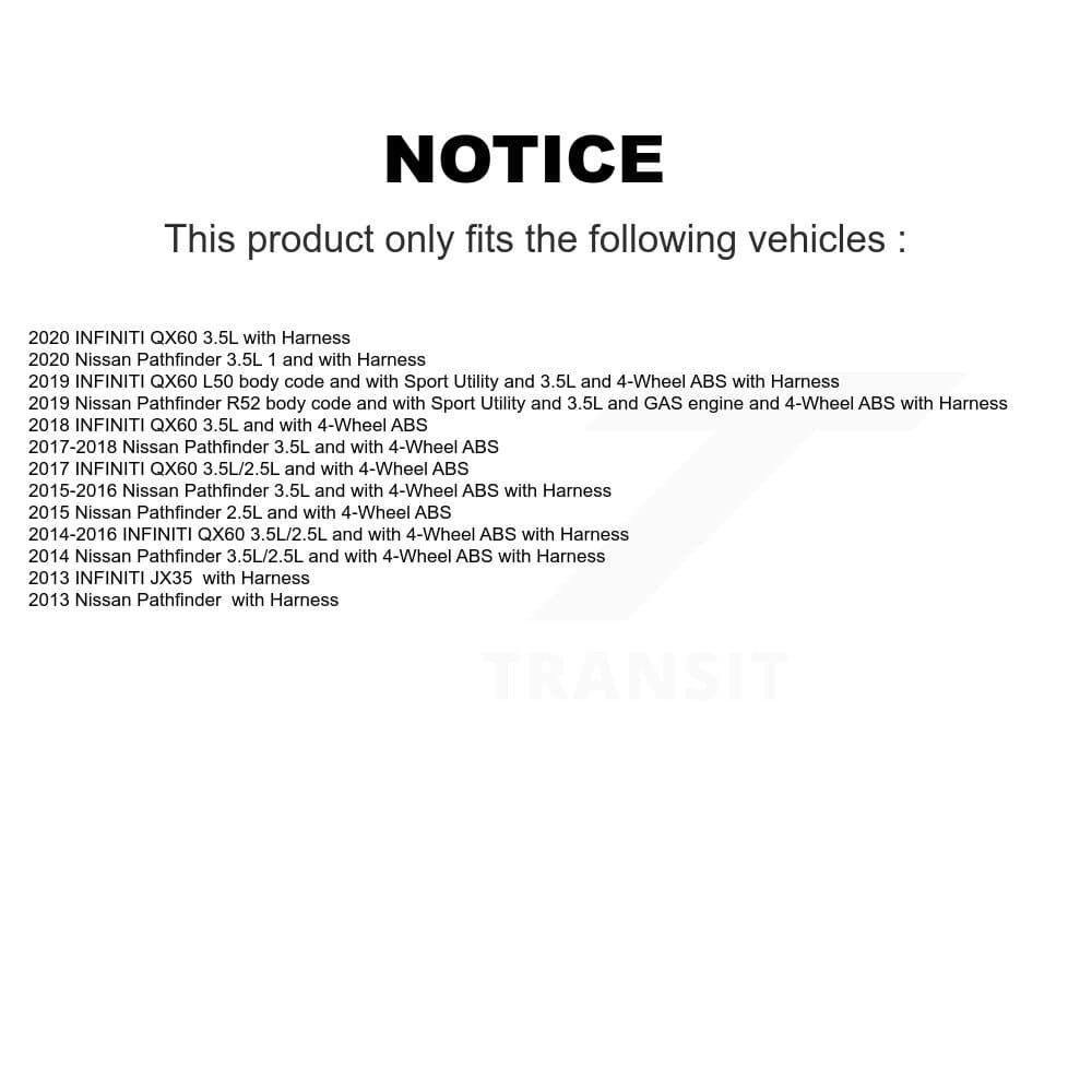 Mpulse - SEN-2ABS0947 - Rear Left ABS Wheel Speed Sensor image 2