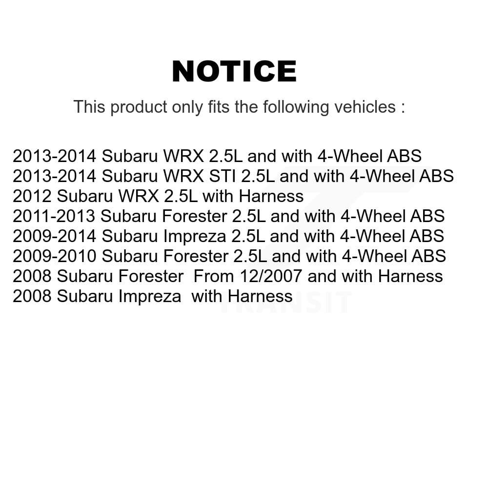 Mpulse - SEN-2ABS1109 - Front Right ABS Wheel Speed Sensor image 2