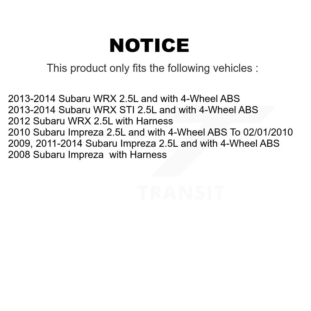 Mpulse - SEN-2ABS1115 - Rear Left ABS Wheel Speed Sensor image 2