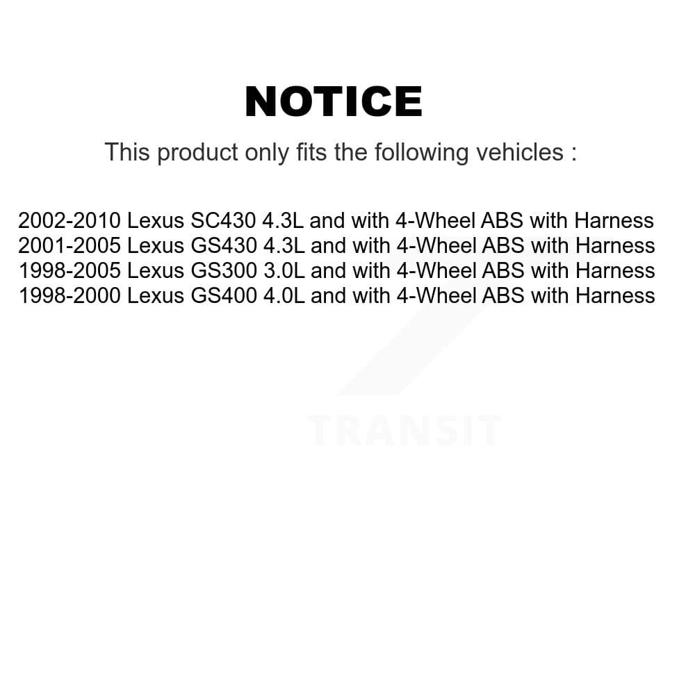 Mpulse - SEN-2ABS1250 - Front Right ABS Wheel Speed Sensor image 2