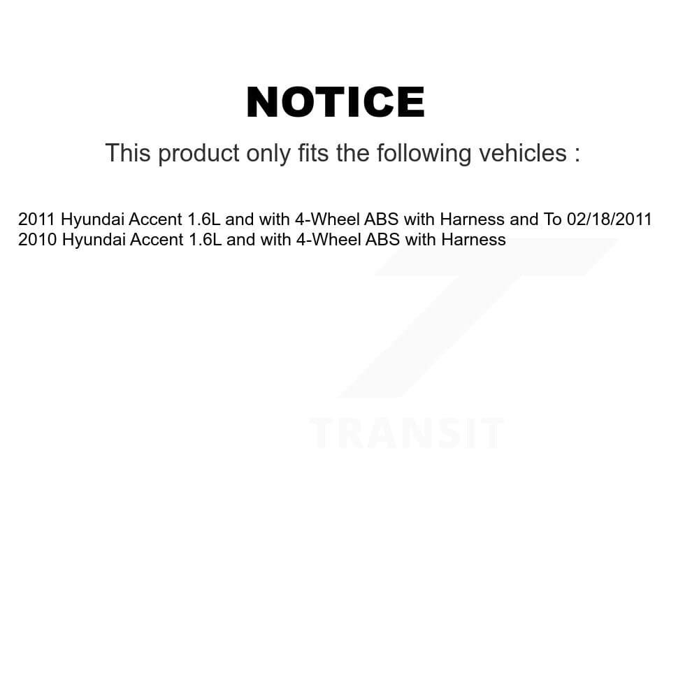 Mpulse - SEN-2ABS1278 - Front Right ABS Wheel Speed Sensor image 2