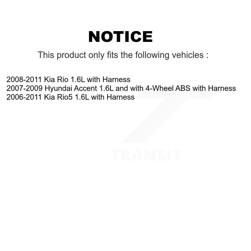 Mpulse - SEN-2ABS1284 - Front Right ABS Wheel Speed Sensor image 2
