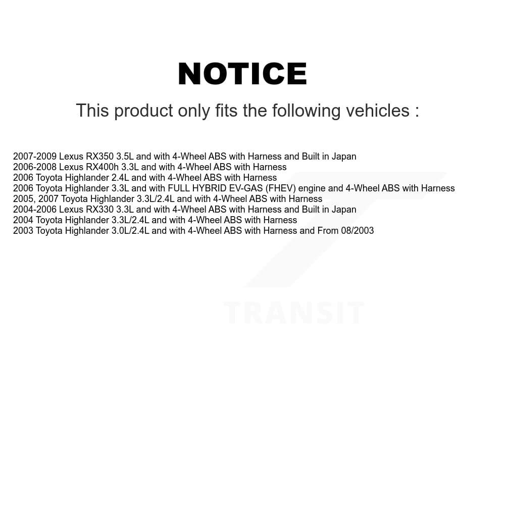 Mpulse - SEN-2ABS1301 - Front Right ABS Wheel Speed Sensor image 2