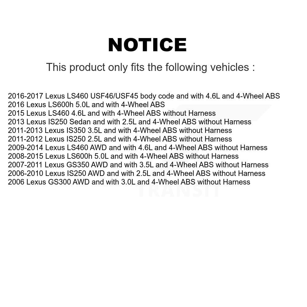 Mpulse - SEN-2ABS1447 - Front Left ABS Wheel Speed Sensor image 2