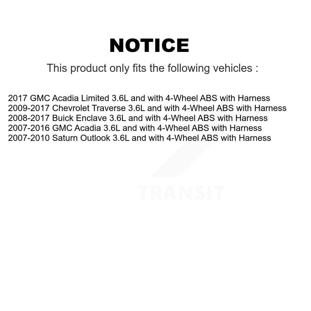 Mpulse - SEN-2ABS1536 - Rear ABS Wheel Speed Sensor image 2