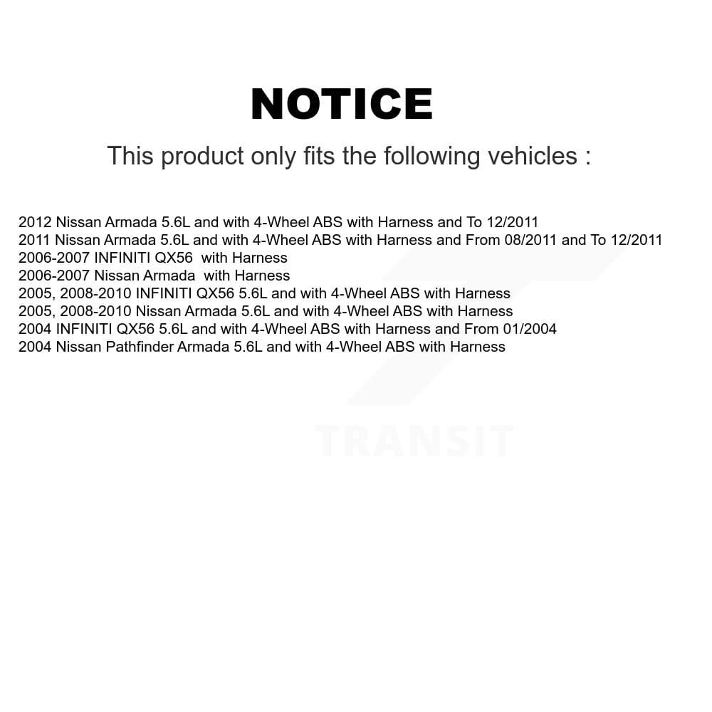 Mpulse - SEN-2ABS1591 - Rear ABS Wheel Speed Sensor image 2