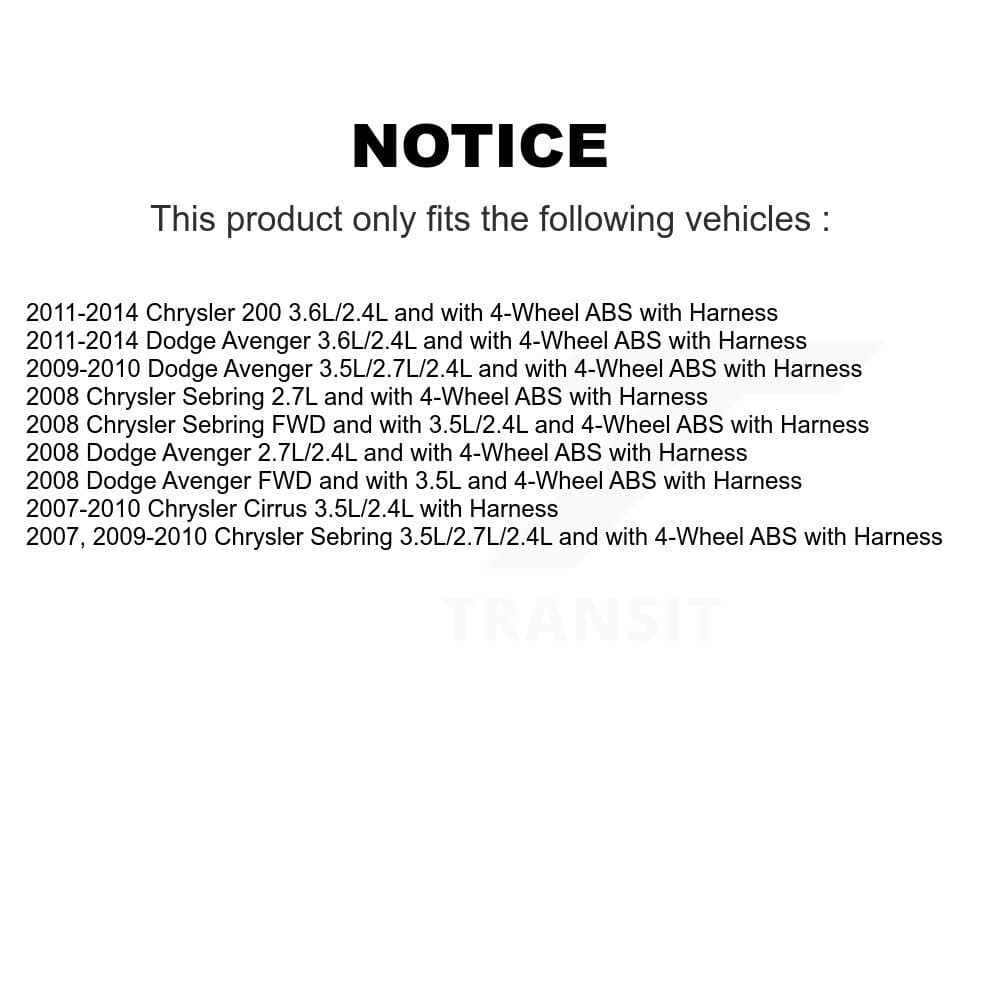 Mpulse - SEN-2ABS2293 - Rear Right ABS Wheel Speed Sensor image 2