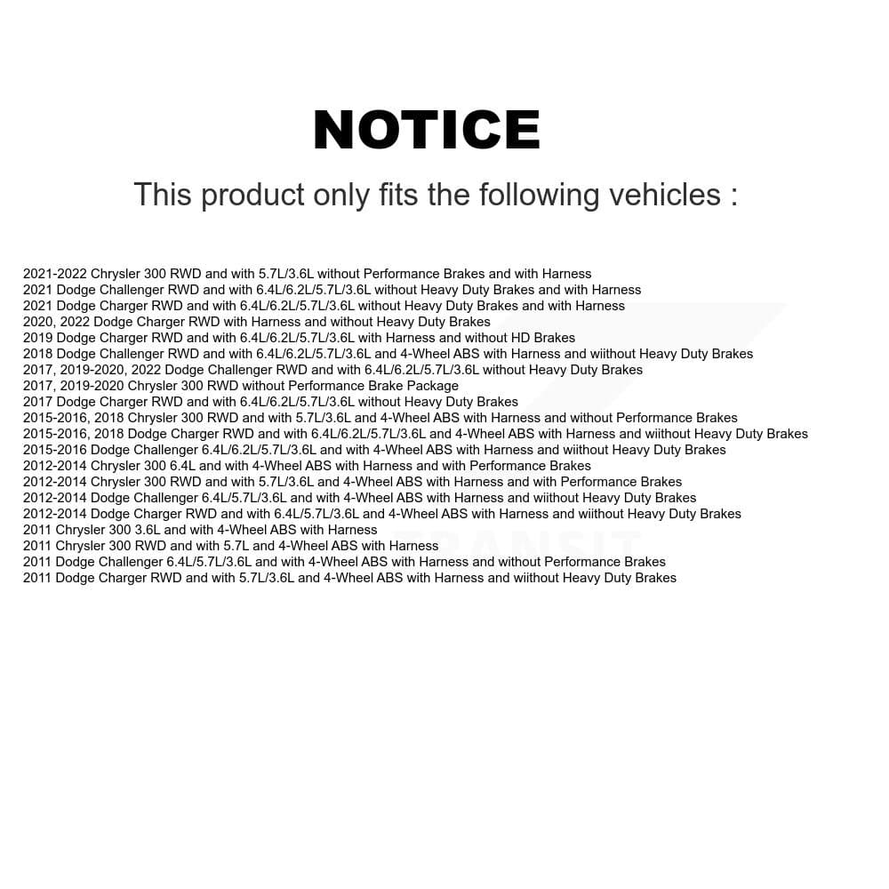 Mpulse - SEN-2ABS2661 - Rear Left ABS Wheel Speed Sensor image 2