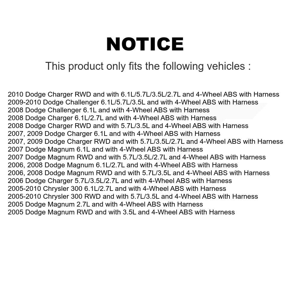 Mpulse - SEN-2ABS2702 - Rear Right ABS Wheel Speed Sensor image 2
