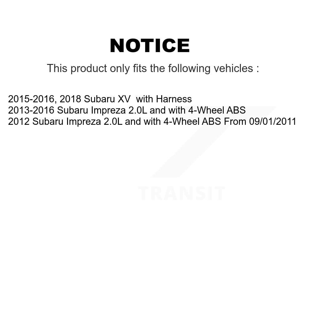 Mpulse - SEN-2ABS2727 - Rear Right ABS Wheel Speed Sensor image 2
