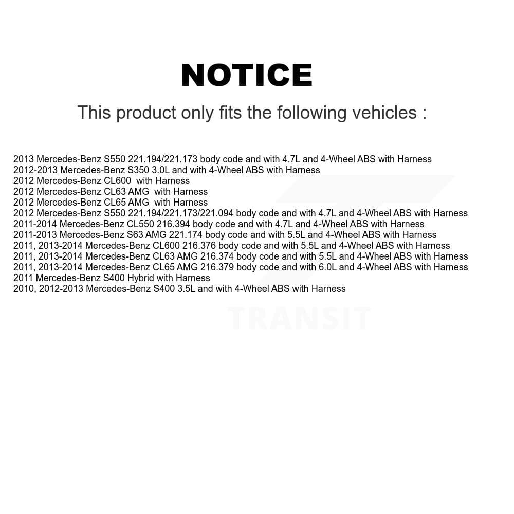 Mpulse - SEN-2ABS2766 - Rear ABS Wheel Speed Sensor image 2