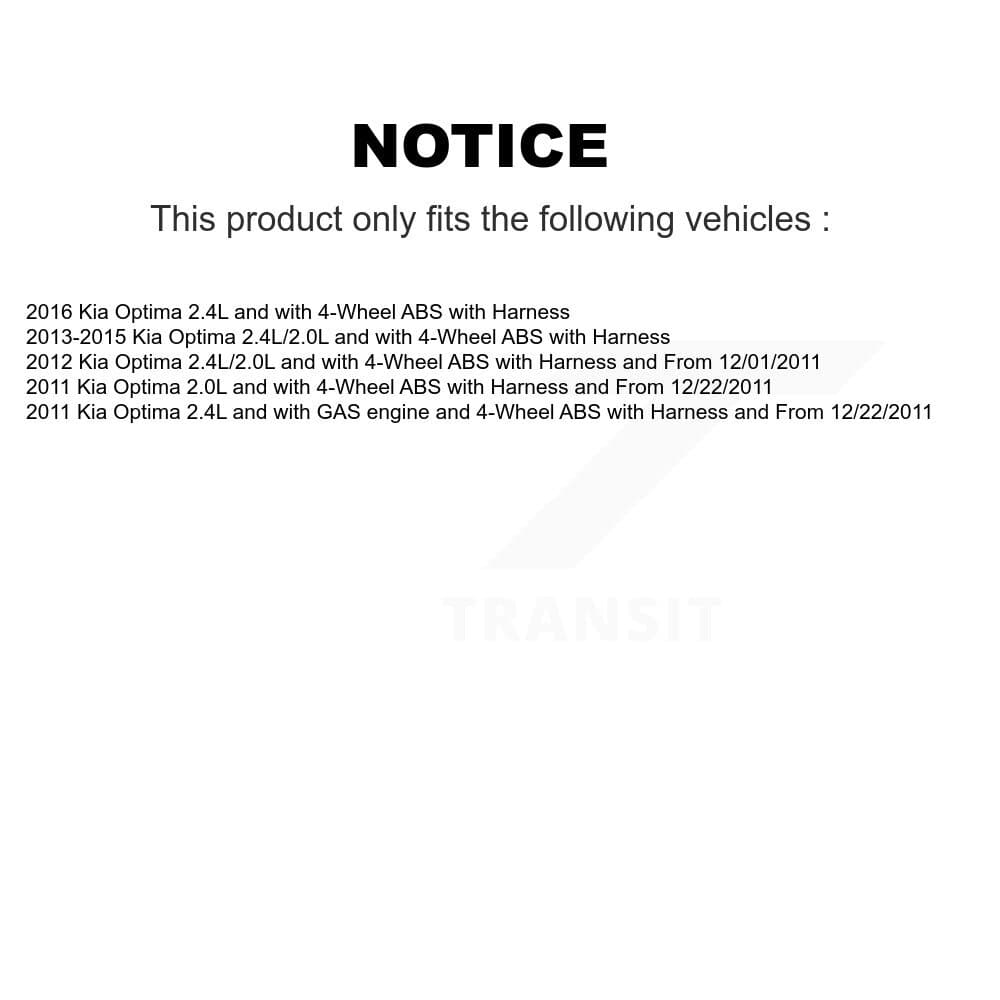 Mpulse - SEN-2ABS2828 - Front Left ABS Wheel Speed Sensor image 2