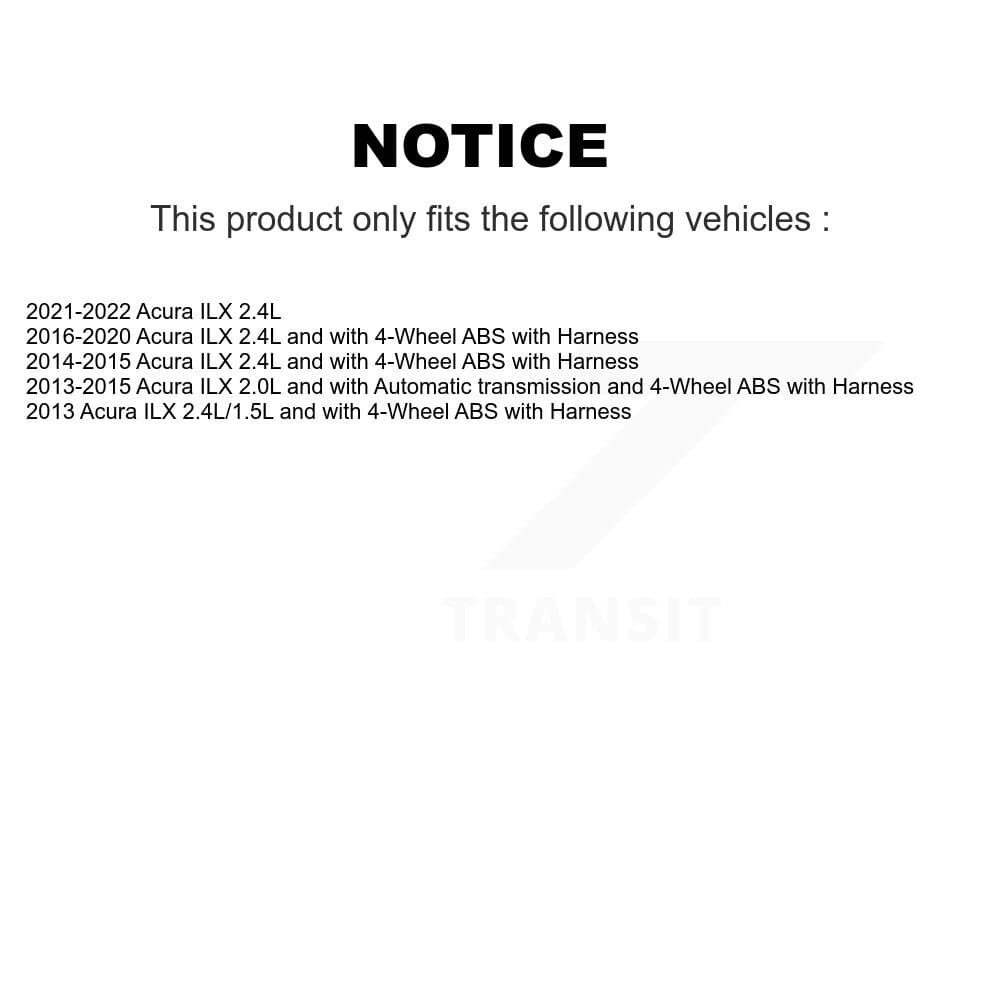 Mpulse - SEN-2ABS2884 - Rear Left ABS Wheel Speed Sensor image 2